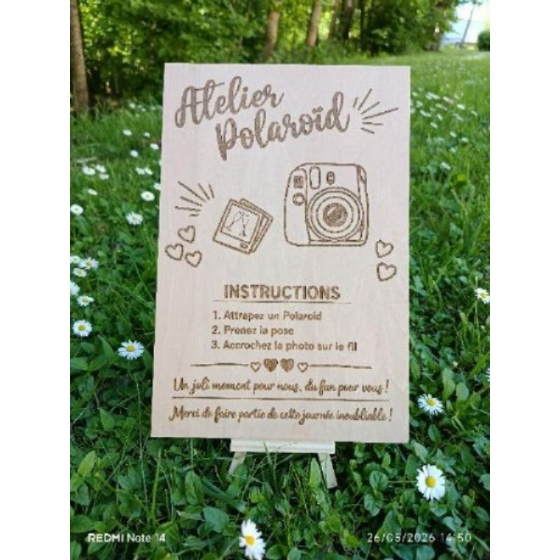 Plaque mariage 