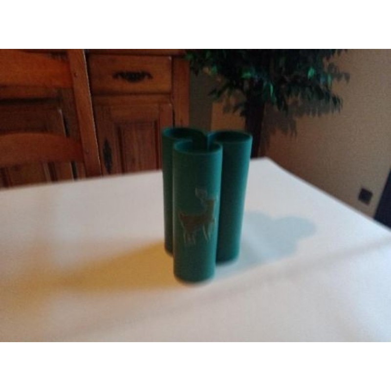 Vase vert tupperware