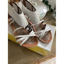 Chaussure pied nu blanc 