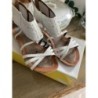 Chaussure pied nu blanc 