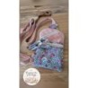Sac antivol rose fleuri